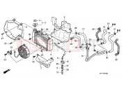 HONDA SH1257 ED 2007 F-27 RADIATOR
