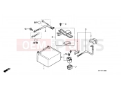 HONDA SH1257 ED 2007 F-17 BATTERY