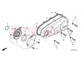 HONDA SH1257 ED 2007 E-11 LEFT CRANKCASE COVER