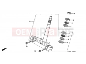 HONDA SH1257 ED 2007 F-6 STEERING STEM