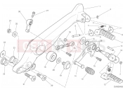DUCATI 2019 Monster 797 FOOTRESTS, LEFT [MOD:M 797+]