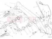 DUCATI 2019 Monster 797 FOOTRESTS, RIGHT [MOD:M 797+]