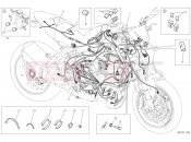 DUCATI 2019 Monster 1200 25th Anniversario WIRING HARNESS [MOD:M1200S25]