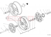 DUCATI 2019 Monster 1200 25th Anniversario RUOTA ANTERIORE E POSTERIORE [MOD:M1200S25]