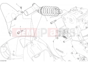 DUCATI 2019 Monster 1200 R SOSPENSIONE POSTERIORE [MOD:M 1200R]