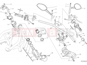 DUCATI 2019 Monster 1200 S HANDLEBAR AND CONTROLS [MOD:M 1200S]