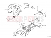 DUCATI 2019 Multistrada 950  TAILLIGHT [MOD:MS950;XST:AUS,EUR,GSO,JAP,ROK]
