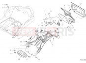 DUCATI 2019 Multistrada 950  PLATE HOLDER [MOD:MS950;XST:JAP]