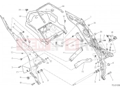DUCATI 2019 Multistrada 950  REAR FRAME COMP. [MOD:MS950]