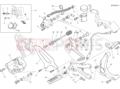 DUCATI 2019 Superbike 959 Panigale REAR BRAKE SYSTEM [MOD:959,959 AWS]