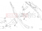 DUCATI 2019 Superbike Panigale V4 S Course  REAR FOOTREST [MOD:PANV4SGP]
