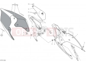 DUCATI 2019 Superbike Panigale V4 S Course  REAR FAIRING [MOD:PANV4SGP]