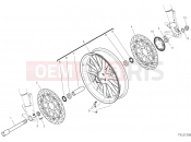DUCATI 2020 Diavel FRONT WHEEL [MOD:DVL1260]