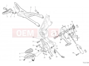 DUCATI 2020 Diavel S FOOTRESTS, RIGHT [MOD:DVL1260S]