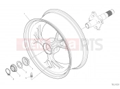 DUCATI Hypermotard 950 SP REAR WHEEL [MOD:HYM950SP]