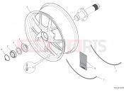 DUCATI Multistrada 1260 Grand Tour REAR WHEEL [MOD:MS1260GT]