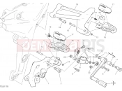 DUCATI Multistrada 1260 Grand Tour FOOTRESTS, LEFT [MOD:MS1260GT]