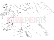 DUCATI Multistrada 1260 Grand Tour FOOTRESTS, RIGHT [MOD:MS1260GT]