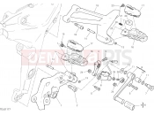 DUCATI Multistrada 1260 S FOOTRESTS, LEFT [MOD:MS1260S]