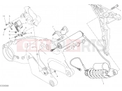 DUCATI 2020 Multistrada 1260 S D Air REAR SHOCK ABSORBER [MOD:MS1260SA]