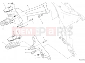 DUCATI 2020 Multistrada 950 S FOOTRESTS, RIGHT [MOD:MS950S]