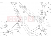 DUCATI 2020 Streetfighter V4 S REAR FOOTREST [MOD:SFV4 S]