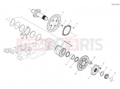 DUCATI 2020 Streetfighter V4 S REAR WHEEL SPINDLE [MOD:SFV4 S]