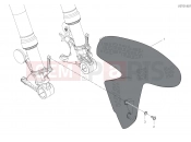 DUCATI Superbike Panigale V4 25° Anniversario 916  FRONT MUDGUARD [MOD:PANV4916]