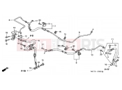 HONDA FJS600D3 ED SILVER WING 2003 F-5-1 REAR BRAKE PIPE (FJS6001/2/D3/D4/D5)