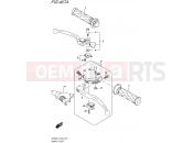 SUZUKI SV650A L7 (2017) (E19) 467A - HANDLE LEVER