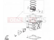 derbi Terra 125 Adventure Cylinder - Piston