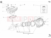 DUCATI Monster 620 Dark Single Disc CYLINDER - PISTON » ENGINE CASE