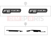 HUSQVARNA 2021 Offroad FE 501s (F2475U4) [US] DECAL|Frame|08