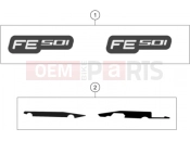HUSQVARNA 2021 Offroad FE 501 (F2403U4) [EU] DECAL|Frame|08