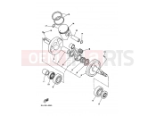 YAMAHA RT100 RT100M (3ULB) 2000 CRANKSHAFT & PISTON