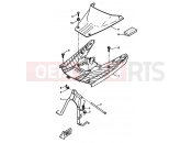 YAMAHA CW50RS BW'S NEXT GENERATION (5FX3) 1999 SUPPORT & REPOSE PIED