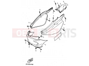 YAMAHA CW50RS NEXT GEN (5FX4) 1999 COUVERCLE LATERAL