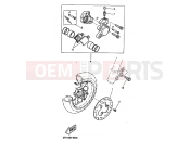 YAMAHA CW50RS NEXT GEN (5FX4) 1999 ETRIER DE FREIN AV