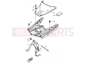 YAMAHA CW50RS NEXT GEN (5FX4) 1999 SUPPORT & REPOSE PIED