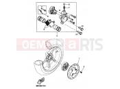 YAMAHA YQ50 NITRO (5KH2) 1999 REAR BRAKE CALIPER