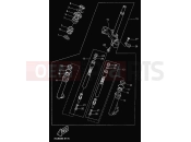 YAMAHA CW50 BW'S ORIGINAL (4VVV) 1999 FOURCHE AVANT