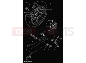 YAMAHA CW50 BW'S ORIGINAL (4VVV) 1999 ROUE ARRIERE