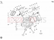 DUCATI 2005 Supersport 800 SS VERTICAL CYLINDER HEAD » VALVE DRIVE