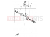 YAMAHA CW50RS BW'S (4YA4) 1998 CRANKSHAFT & PISTON
