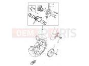 YAMAHA CW50RS BW'S (4YA4) 1998 FRONT BRAKE CALIPER