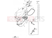 YAMAHA CW50RSP (5CC3) 1998 SEAT & CARRIER