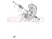 YAMAHA CW50RSP (5CC3) 1998 FRONT WHEEL