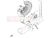 YAMAHA CW50RSP (5CC3) 1998 REAR WHEEL