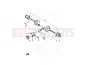 YAMAHA YN50 OVETTO (5ADA) 1998 CRANKSHAFT & PISTON
