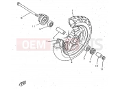 YAMAHA BWS BUMP CW50RSX 1998 FRONT WHEEL